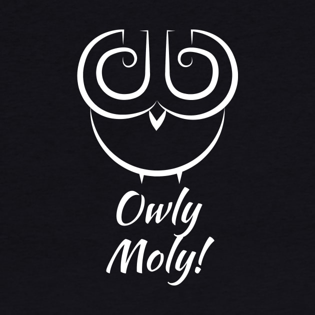 Owly Moly - surprised Owl Design by Qwerdenker Music Merch